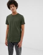Weekday Alan T-shirt In Khaki - Green