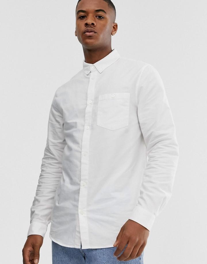 Weekday Bad Times Shirt In White