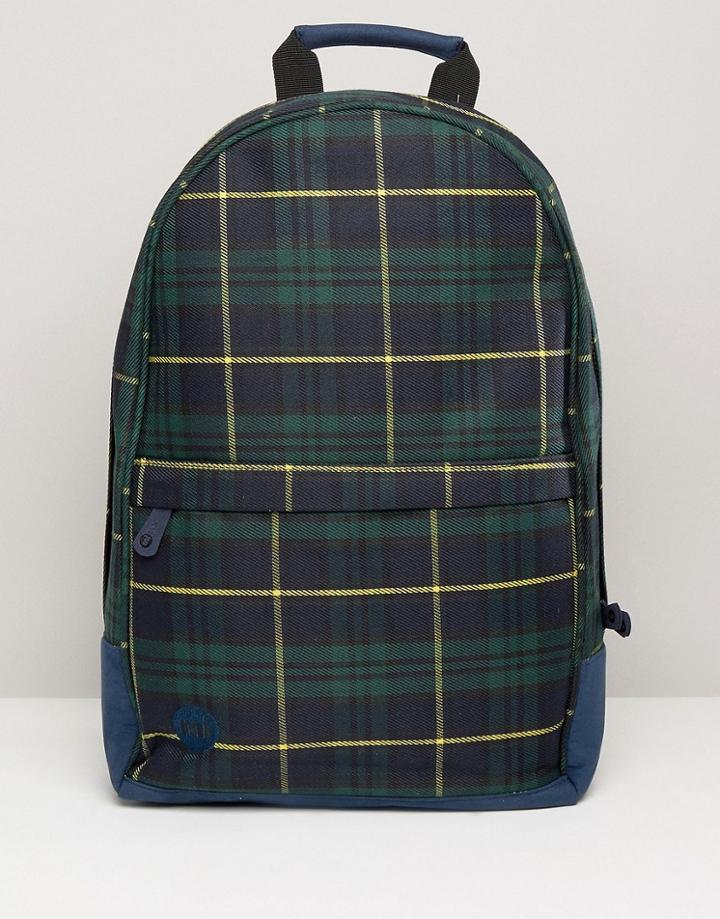 Mi Pac Backpack In Plaid - Black