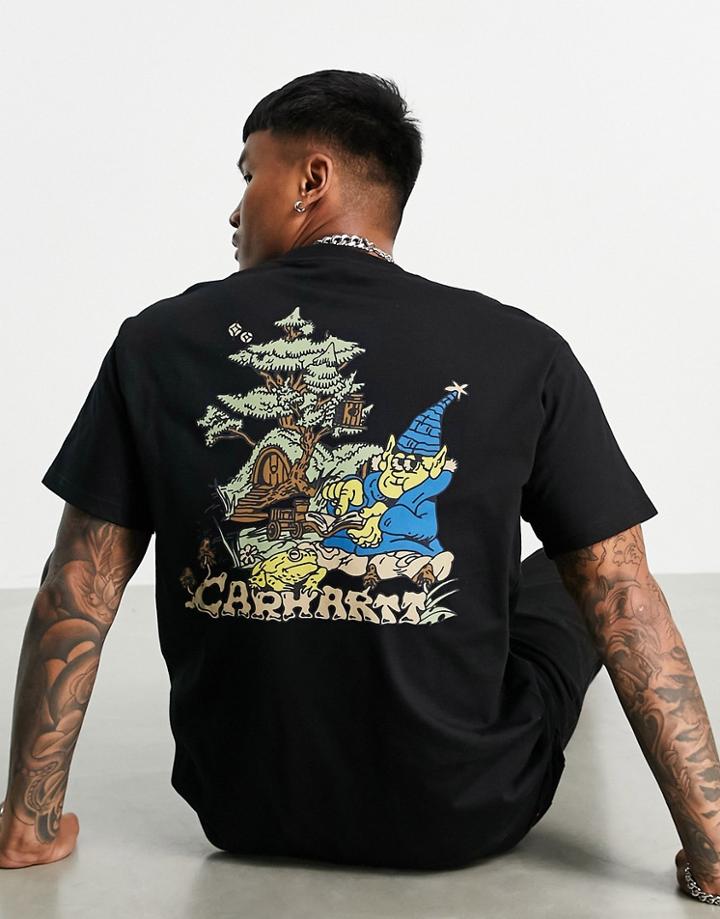 Carhartt Wip Kogankult Wizard T-shirt In Black