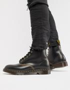 Dr Martens Wincox 6-eye Boots In Black - Black