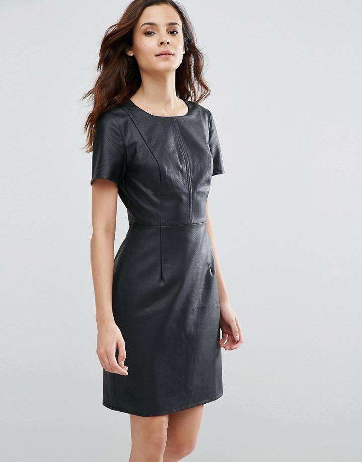 Sugarhill Boutique Betsy Perforated Dress - Navy