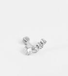 Kingsley Ryan Graduated Crystal Micro Pierce Earring-silver