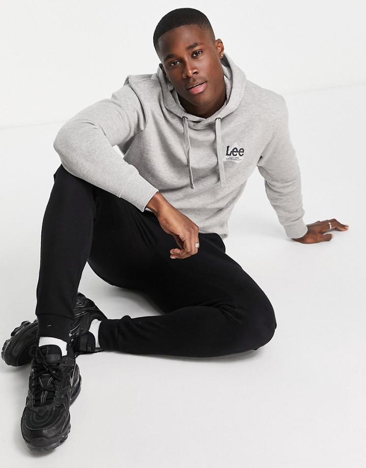 Lee Small Triangle Hoodie-gray