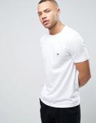 Emporio Armani Logo Crew Neck T-shirt In Regular Fit - White
