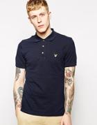 Lyle & Scott Vintage Polo Shirt With Eagle Logo - Navy