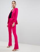 Club L Tailored Pants In Scuba - Pink