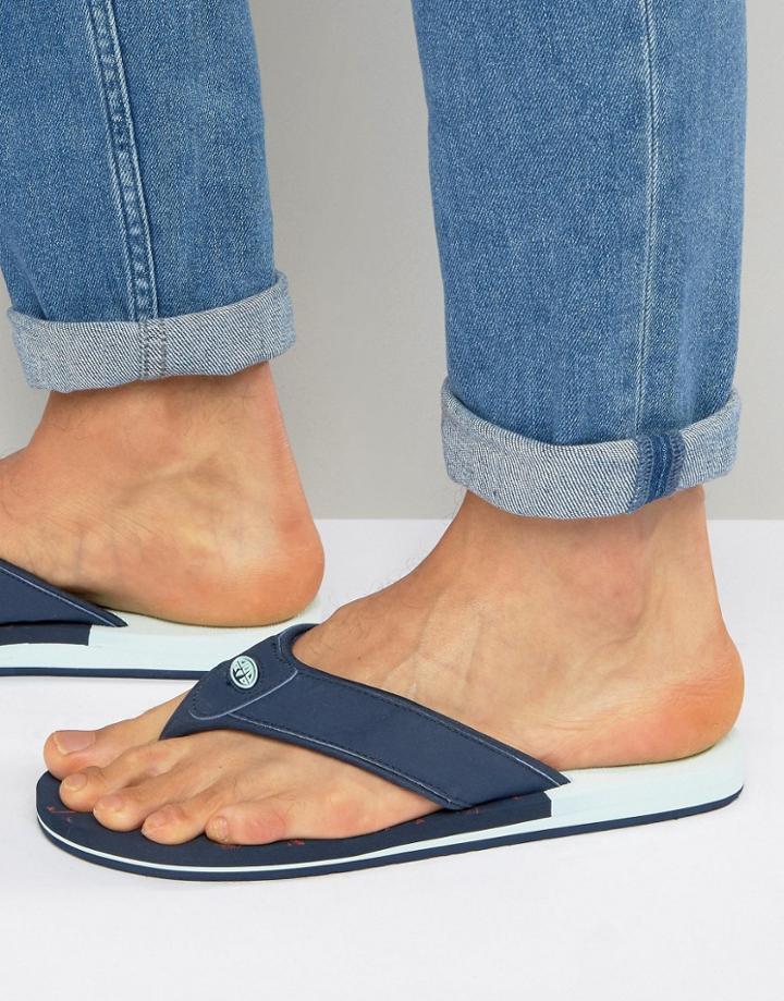Animal Jekyl Soft Flip Flops - Blue