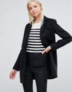 Vero Moda Wool Button Up Jacket - Black