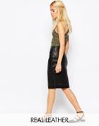 Muubaa Masella Bonded Skirt - Black