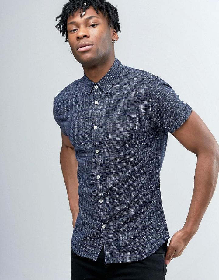 Pepe Jeans Short Sleeve Shirt - Navy
