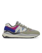 New Balance 57/40 Suede Sneakers In Gray Multi Color Block