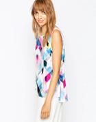Suboo Fractured Geo Shell Top - Print
