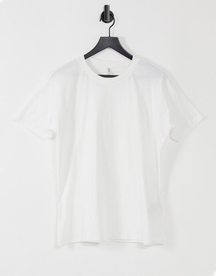 Only T-shirt In White
