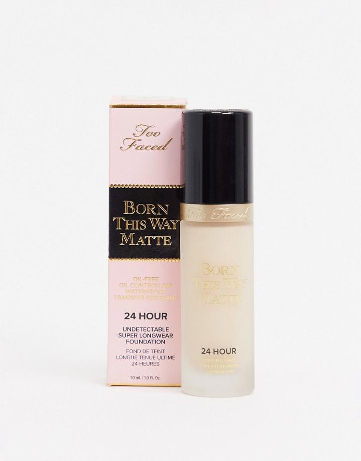 Too Faced Born This Way Matte 24 Hour Long-wear Foundation-grey