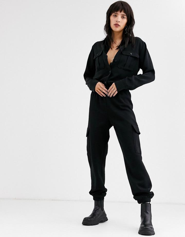 Weekday Rolanda Sweatpants In Black
