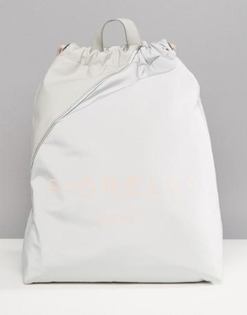 Fiorelli Sport Elite Drawstring Gym Backpack In Gray - Gray