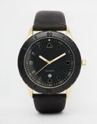 Asos Watch In Black And Gold With Black Strap - Black