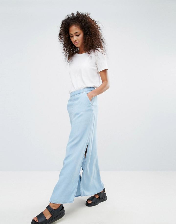 Noisy May Nesli Maxi Skirt - White