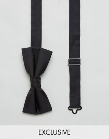 Heart & Dagger Bow Tie - Black