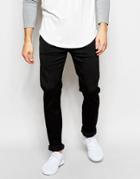 Edwin Jeans Ed-80 Slim Tapered Cs Ink Black Rinsed - Rinsed