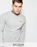 Ellesse Sweatshirt With Small Logo - Gray
