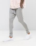 Sixth June Slouchy Skinny Joggers With Drop Crotch - Gray