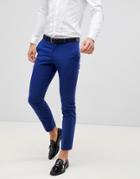 Selected Homme Skinny Fit Suit Pants - Blue