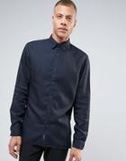 Selected Homme Over Dyed Shirt - Black