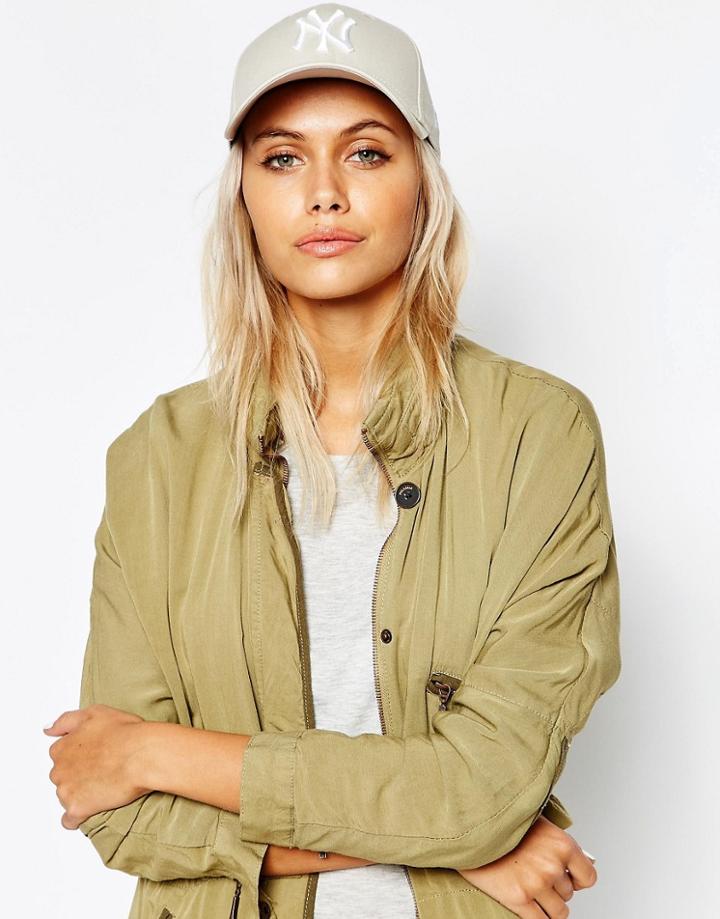 New Era 9forty Cap In Ecru - Ecru