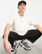 The Couture Club Essentials Relaxed Fit T-shirt In Yellow