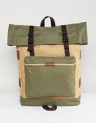 Lyle & Scott Explorer Backpack In Khaki - Green