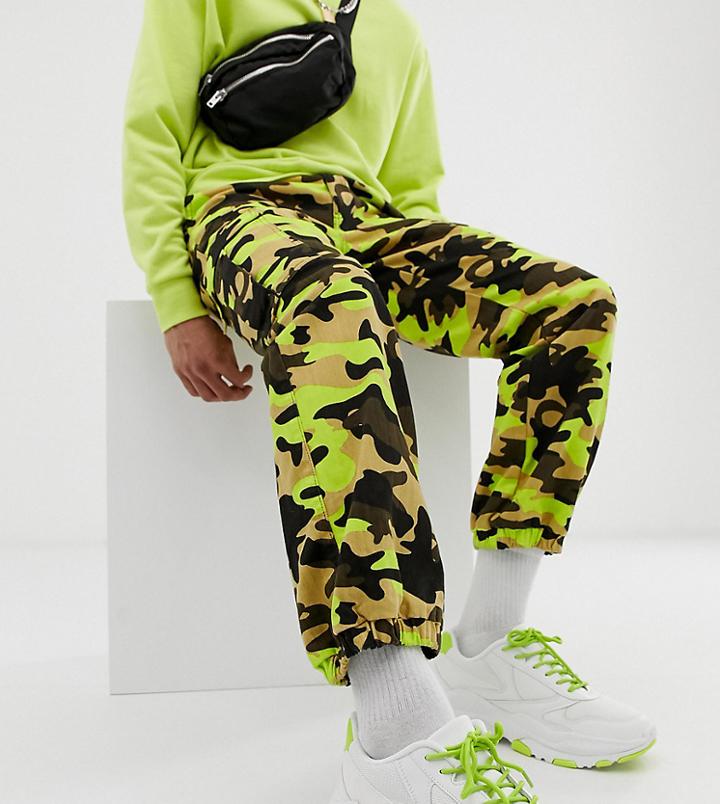 Collusion Cargo Camo Pants-multi