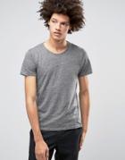 Selected Homme Melange T-shirt - Gray
