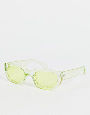 Madein. Slim Rounded Square Sunglasses In Green