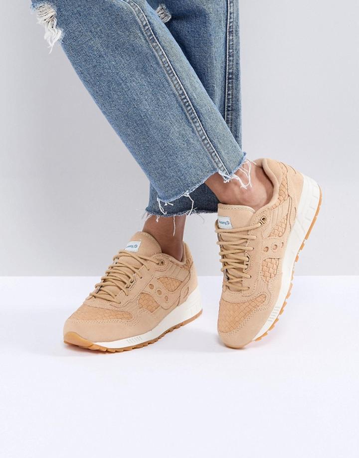 Saucony 5000 Weave Sneakers In Tan - Beige
