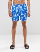 Ringspun Star Mid Shorts Co-ord - Blue