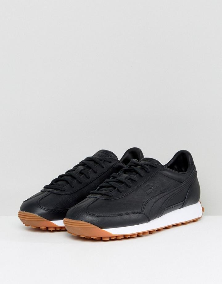 Puma Select Easy Rider Premium Sneakers In Black 36463202 - Black
