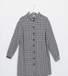 Asos Design Curve Boucle Mini Shirt Dress-multi