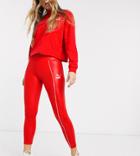 Puma High Shine Leggings In Red Exclusive To Asos