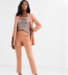 Asos Design Tall Mix & Match Cigarette Grazer Suit Pants-pink