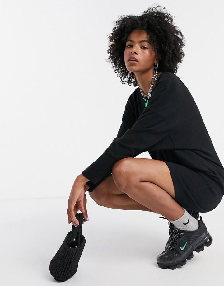 Noisy May Mini Sweater Dress In Black