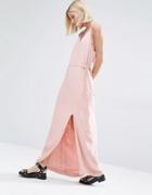 Selected Deisa Strappy Back Maxi Dress - Rose Tan