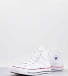 Converse Chuck Taylor All Star Hi Wide Fit Canvas Sneakers In White