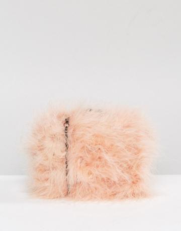Chi Chi London Furry Bag - Pink