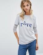 Selected Femme Reve T-shirt - Gray