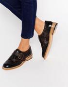 Asos Majesty Leather Flat Shoes - Multi