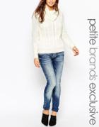Vero Moda Petite Girlfriend Jean - Mid Wash