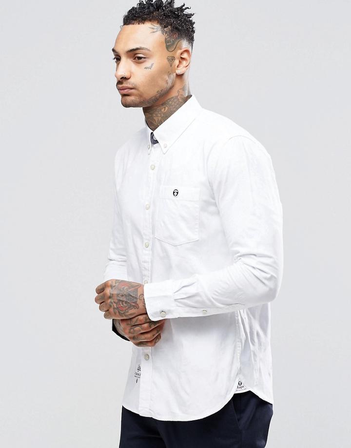 Aape By A Bathing Ape Shirt In Slim Fit - White