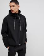 Religion Lightweight Jacket With Drawcord - Black